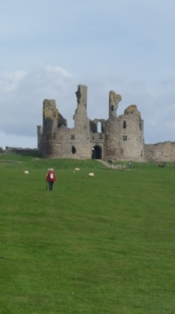Dunstanburgh Castle between Craster and Seahouses